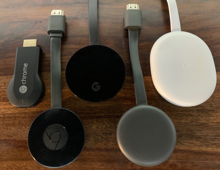 Various chromecast devices